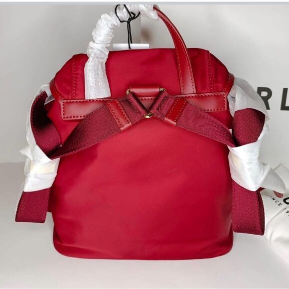 Furla Calipso Nylon Drawstring
Backpack In Cabernet NWT & Dust Bag main image 6
